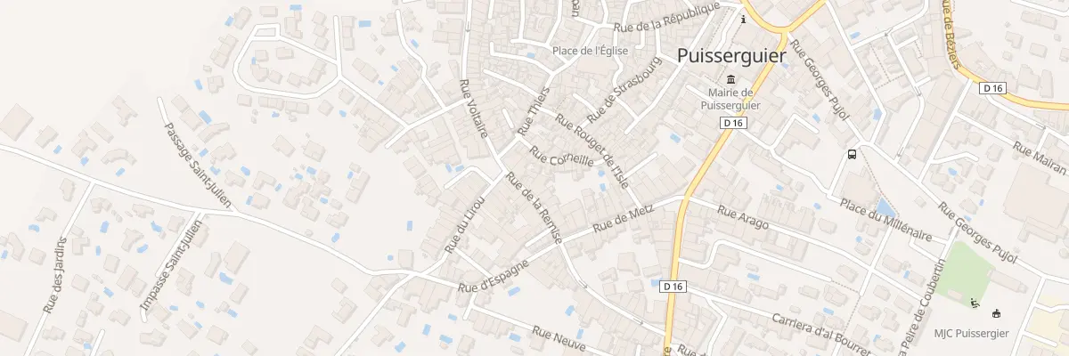Plan du 34 Rue de la Remise à Puisserguier