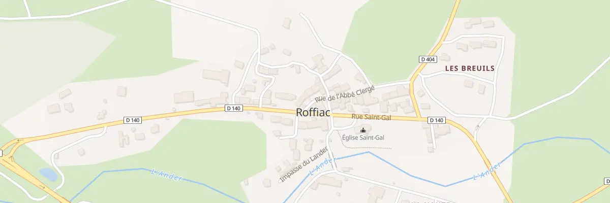 Plan du 26 Rue Saint Gal à Roffiac