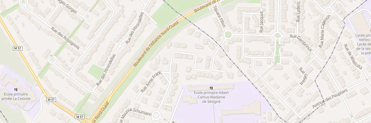 Plan du 24 Rue Suzanne Lannoy-Blin à Saint-André-lez-Lille