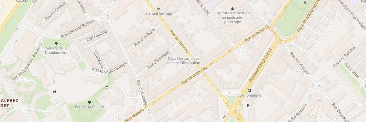 Plan du 62 Rue de Turenne à Lille