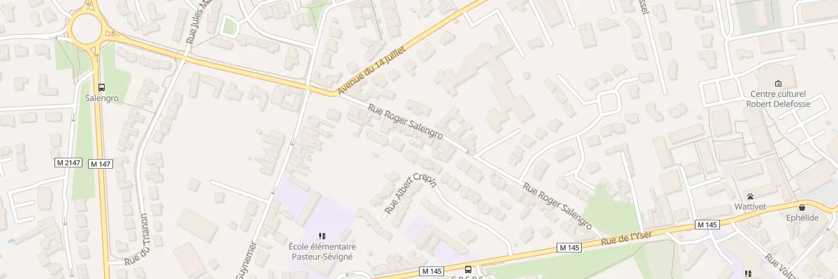 Plan du 51 Rue Roger Salengro à Wattignies