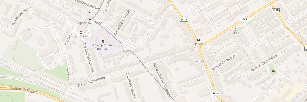 Plan du 112 Rue de Lambersart à Saint-André-lez-Lille