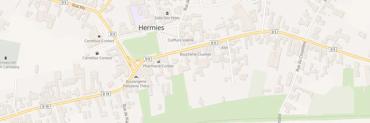 Plan du 2 Rue d’Havrincourt à Hermies