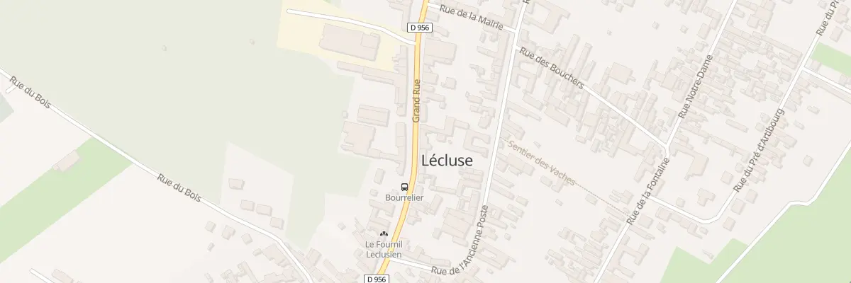Plan du 37 Rue Grand à Lécluse