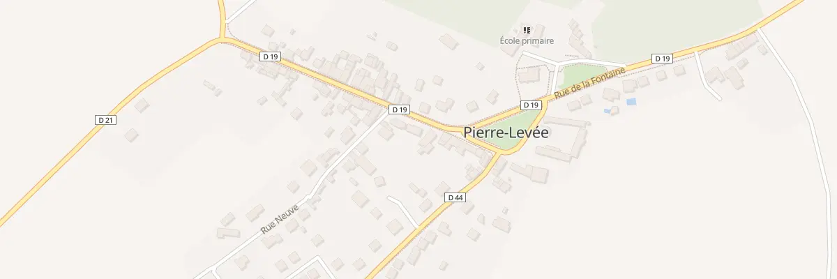 Plan du 7 Gr Grande Rue à Pierre-Levée