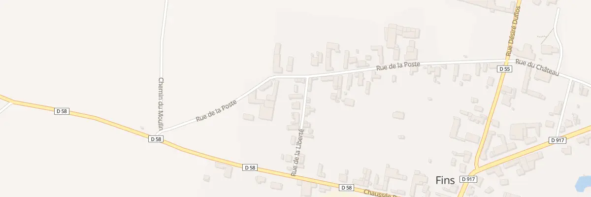 Plan du 4 Rue de la Liberté à Fins