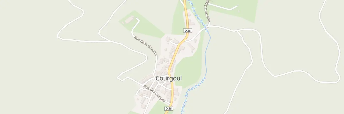 Plan du 5030 Courgoul à Courgoul