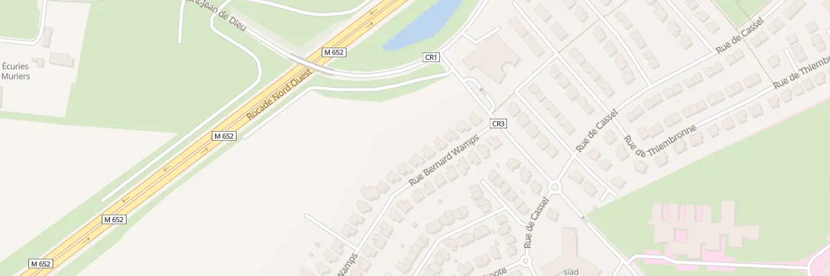 Plan du 65 Rue Bernard Wamps à Marquette-lez-Lille