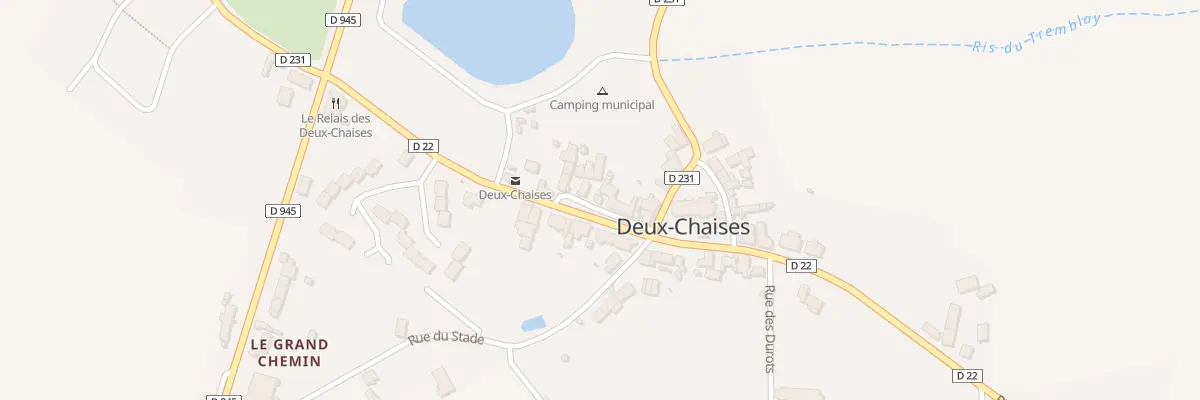 Plan du 17 Rue de la Bascule à Deux-Chaises