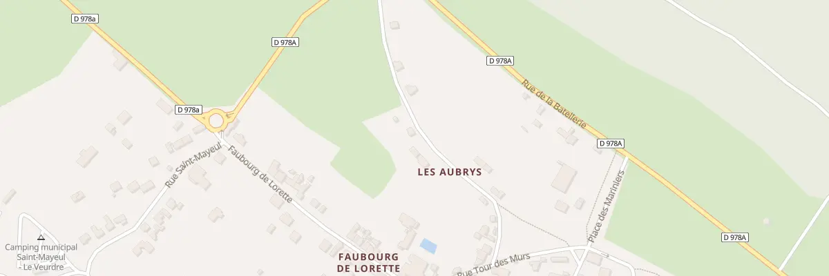 Plan du 9 Rue des Aubrys au Veurdre