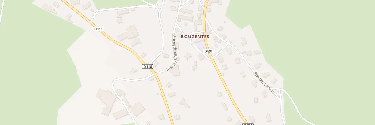 Plan du 5052 Bouzentes à Villedieu