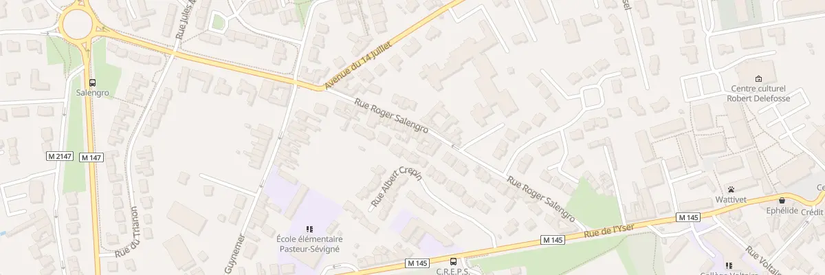 Plan du 47 Rue Roger Salengro à Wattignies