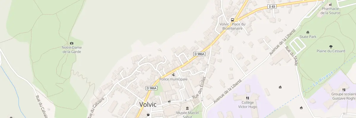Plan du 3 Rue de la Côte à Volvic