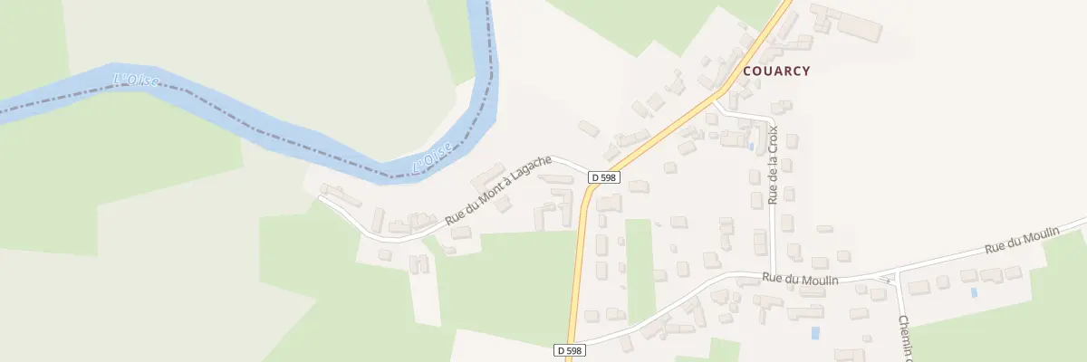 Plan du 824 Rue de Couarcy à Pontoise-lès-Noyon