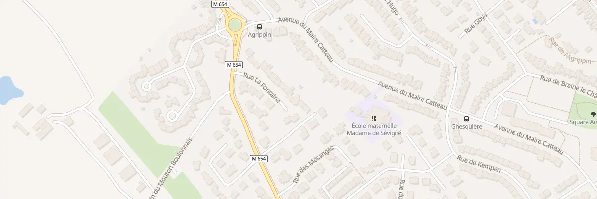 Plan du 21 Rue La Fontaine à Wambrechies