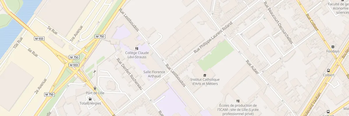 Plan du 68 Rue Roland à Lille