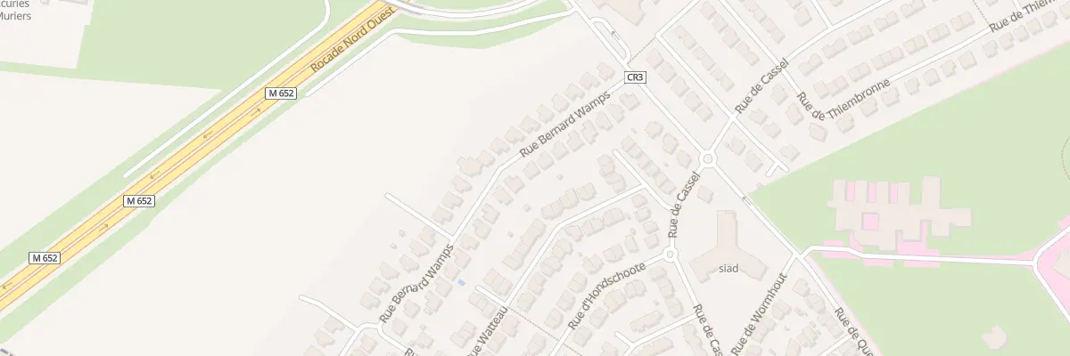 Plan du 62 Rue Bernard Wamps à Marquette-lez-Lille