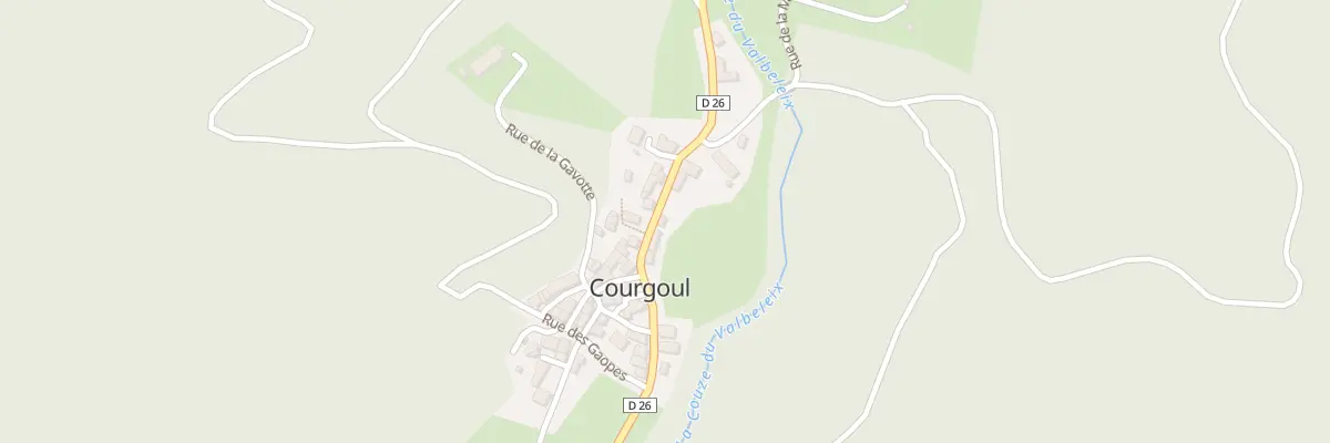 Plan du 5055 Courgoul à Courgoul