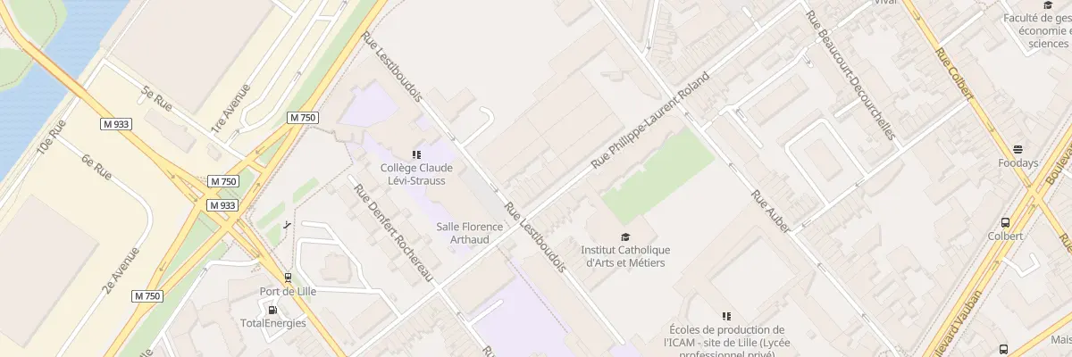 Plan du 66 Rue Roland à Lille