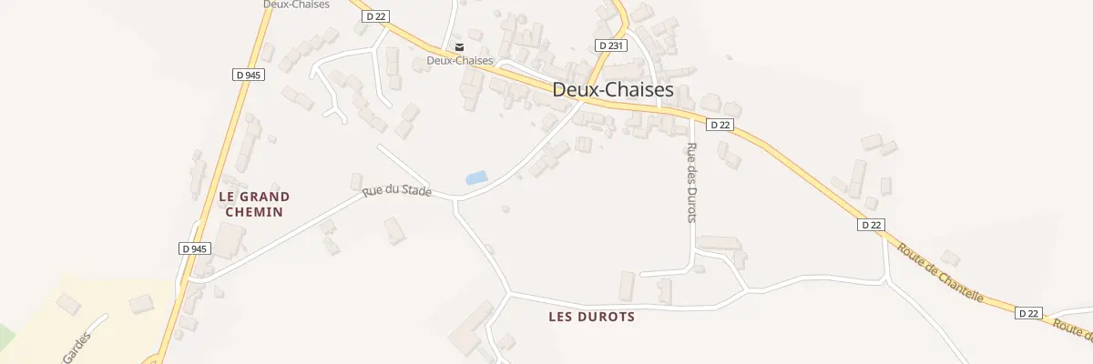 Plan du 11 Rue du Stade à Deux-Chaises