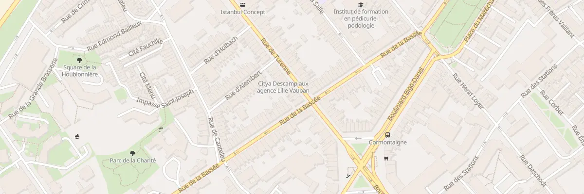 Plan du 68 Rue de Turenne à Lille