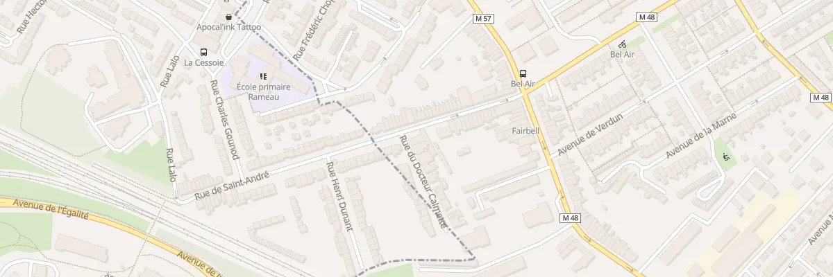 Plan du 163 Rue de Lambersart à Saint-André-lez-Lille