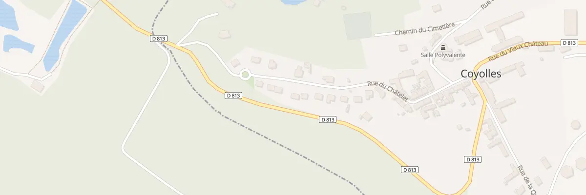 Plan du 29 Rue du Chatelet à Coyolles