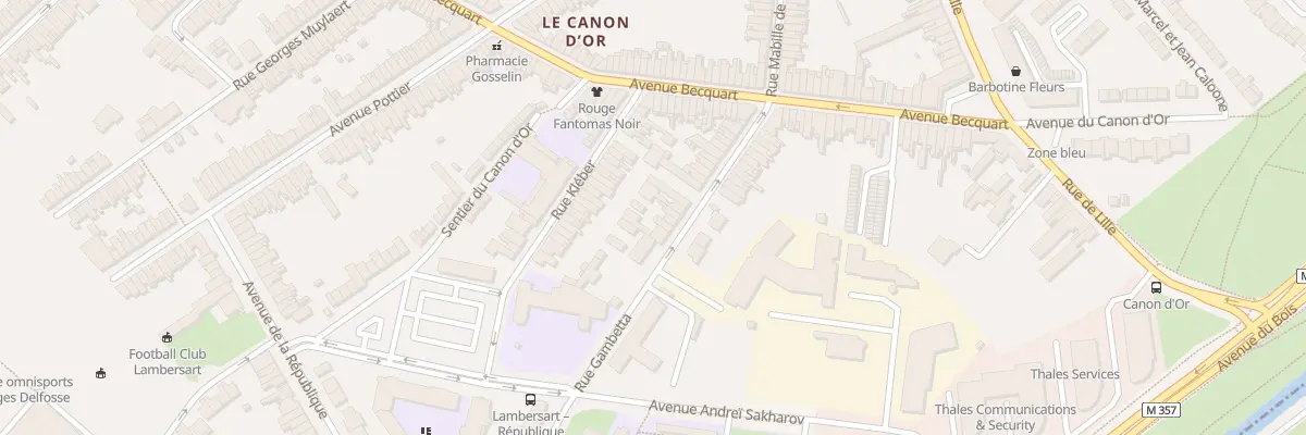 Plan du 24 Rue Gambetta à Lambersart