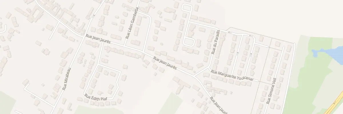 Plan du 85 Rue Jean Jaurès à Évin-Malmaison