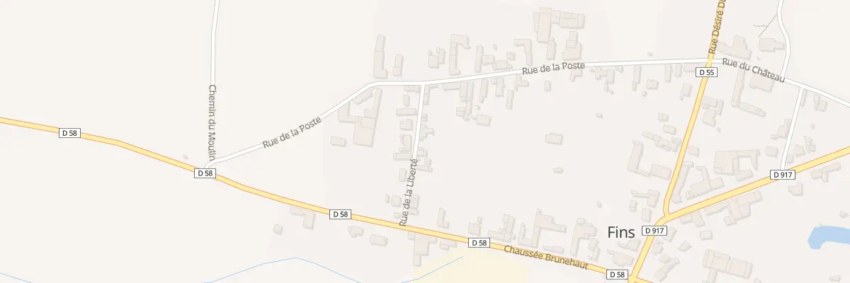 Plan du 3 Rue de la Liberté à Fins