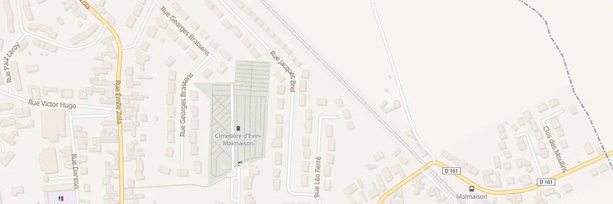 Plan du 271 Rue Jacques Brel à Évin-Malmaison