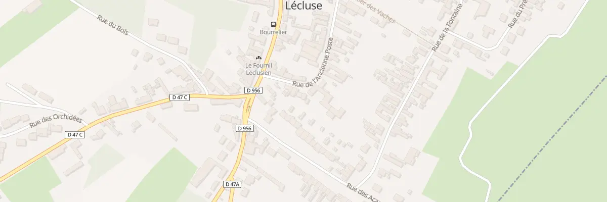Plan du 43 Rue de L Ancienne Poste à Lécluse