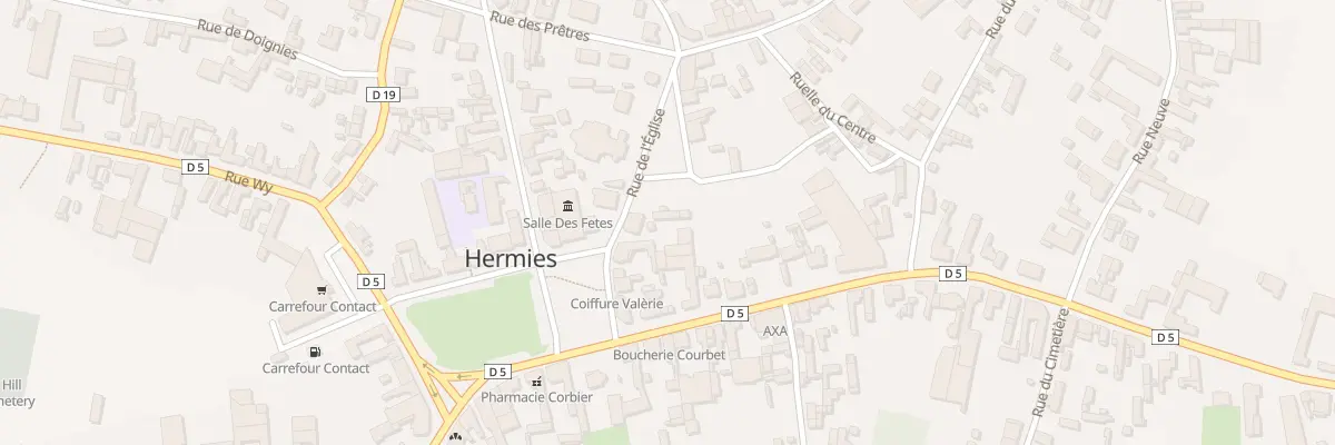 Plan du 4 Rue de l’Eglise à Hermies