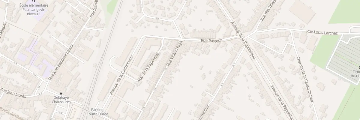 Plan du 74 Rue Victor Hugo à Seclin