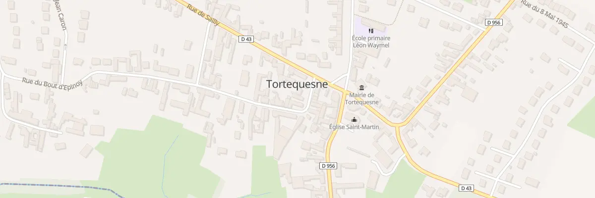Plan du 6 Rue du Centre à Tortequesne