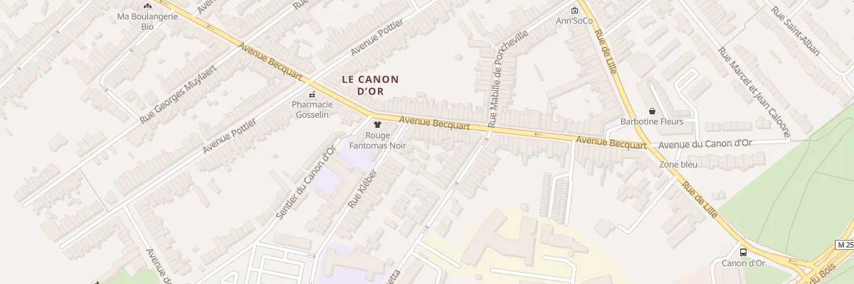 Plan du 63 Av Becquart à Lambersart