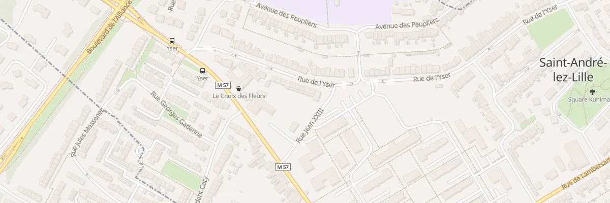 Plan du 125 Rue de l’Yser à Saint-André-lez-Lille