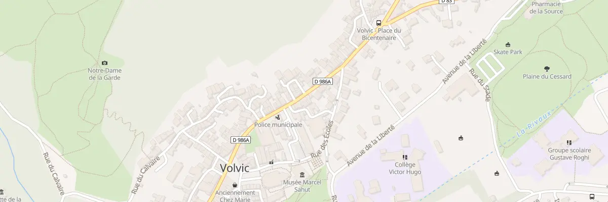Plan du 28 Rue de la Libération à Volvic