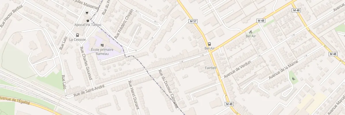 Plan du 98 Rue de Lambersart à Saint-André-lez-Lille