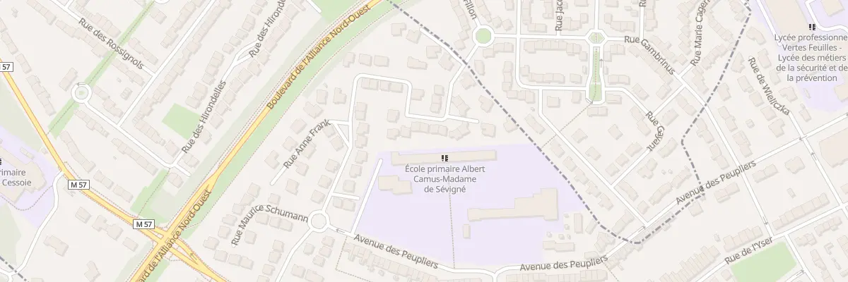 Plan du 36 Rue Suzanne Lannoy-Blin à Saint-André-lez-Lille