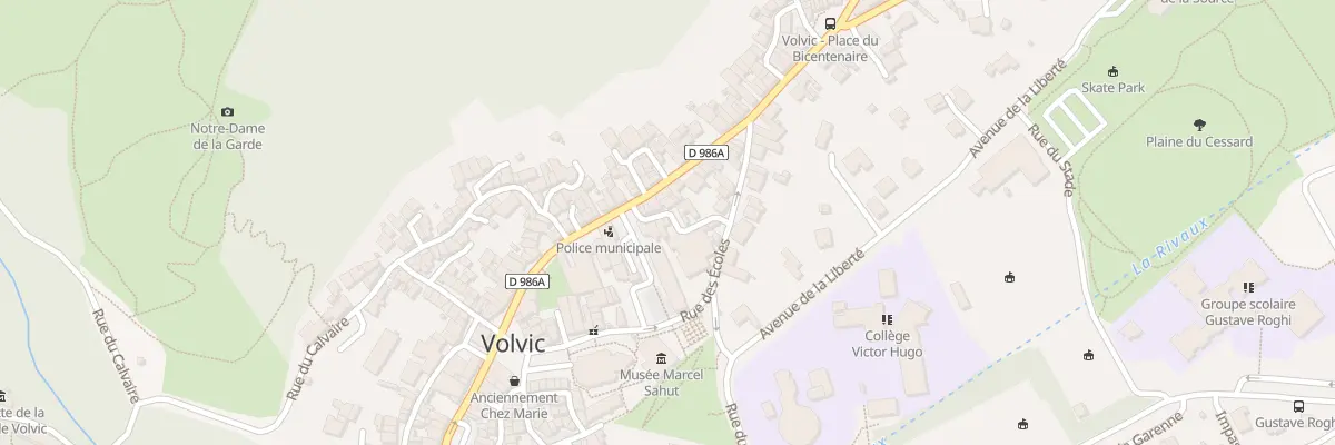 Plan du 8 Rue de la Perception à Volvic
