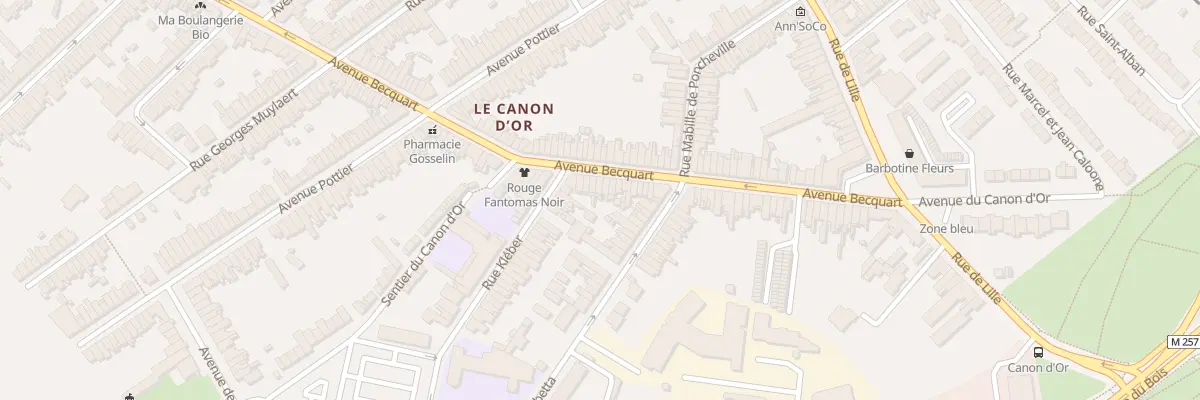 Plan du 61 Av Becquart à Lambersart