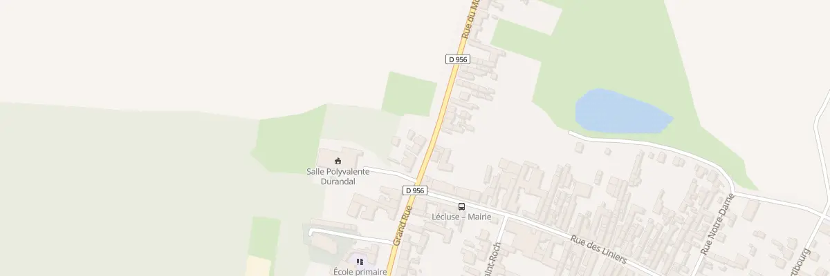 Plan du 80 Rue du Moulin à Lécluse