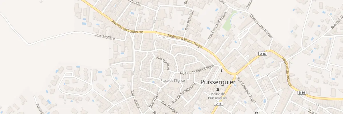 Plan du 7 Rue Mirabeau à Puisserguier