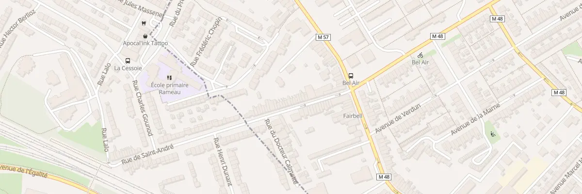 Plan du 94 Rue de Lambersart à Saint-André-lez-Lille