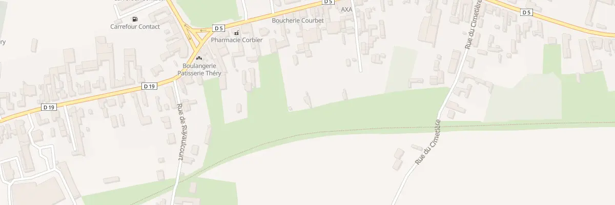 Plan du 4 Rue d’Havrincourt à Hermies
