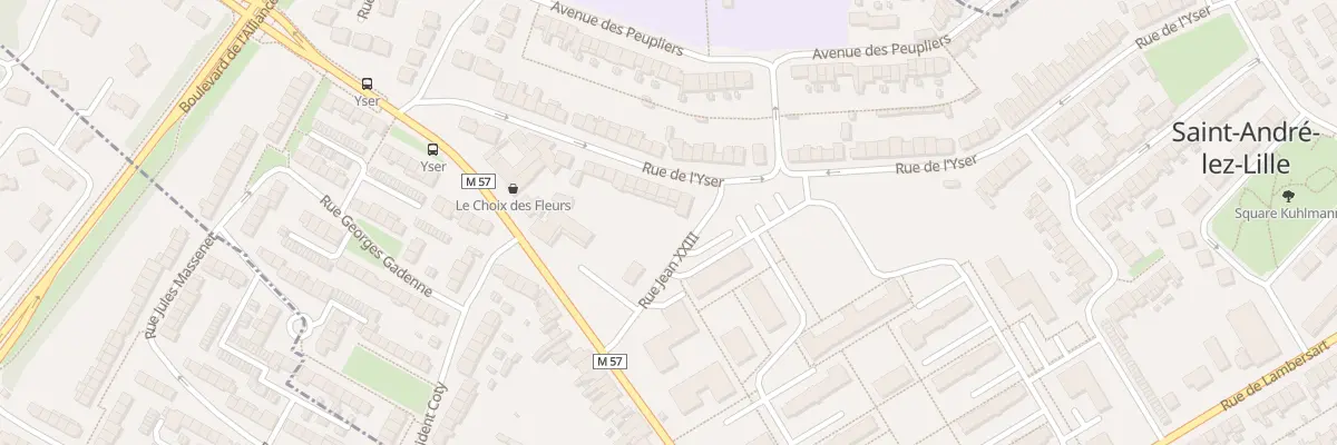 Plan du 123 Rue de l’Yser à Saint-André-lez-Lille