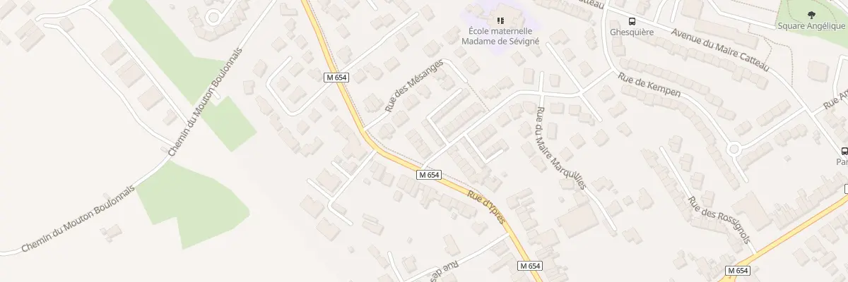 Plan du 1450 Rue d’Ypres à Wambrechies