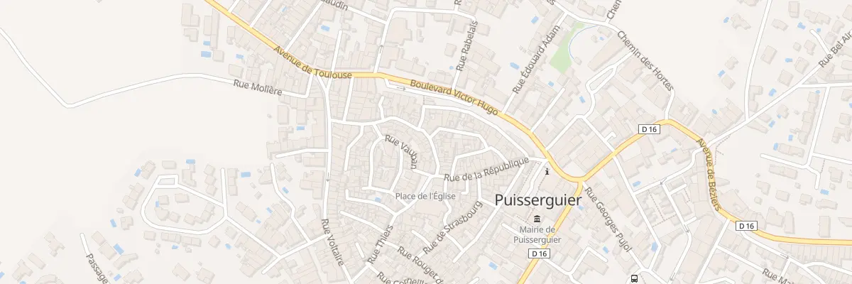 Plan du 5 Rue Mirabeau à Puisserguier