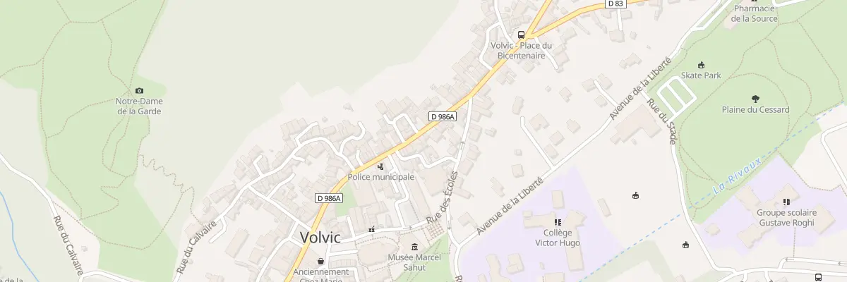 Plan du 30 Rue de la Libération à Volvic